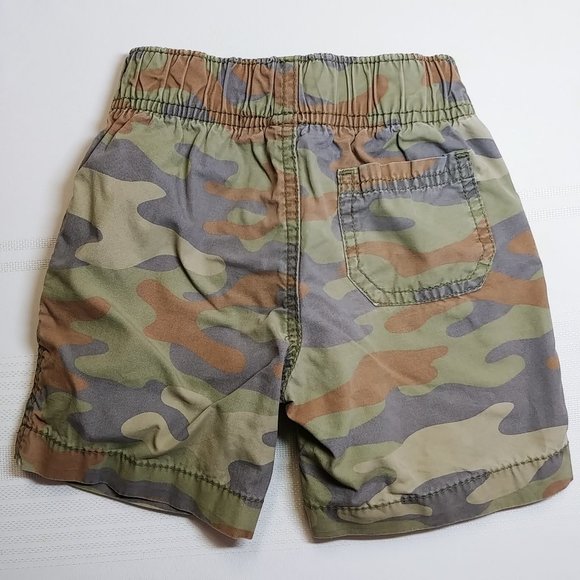 Carter's Camouflage Pull-on Shorts Boys 2T Camo - Picture 3 of 7